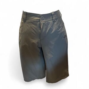 North Face Women's Grey Shorts Nylon Elastic Walking Shorts Outside activities